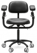 Стул микроскописта Mercury ELITE Black фото