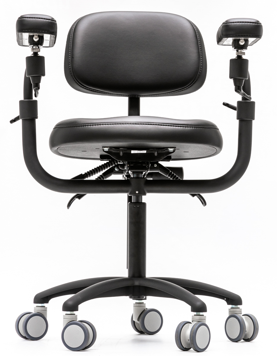 Стул микроскописта Mercury ELITE Black фото