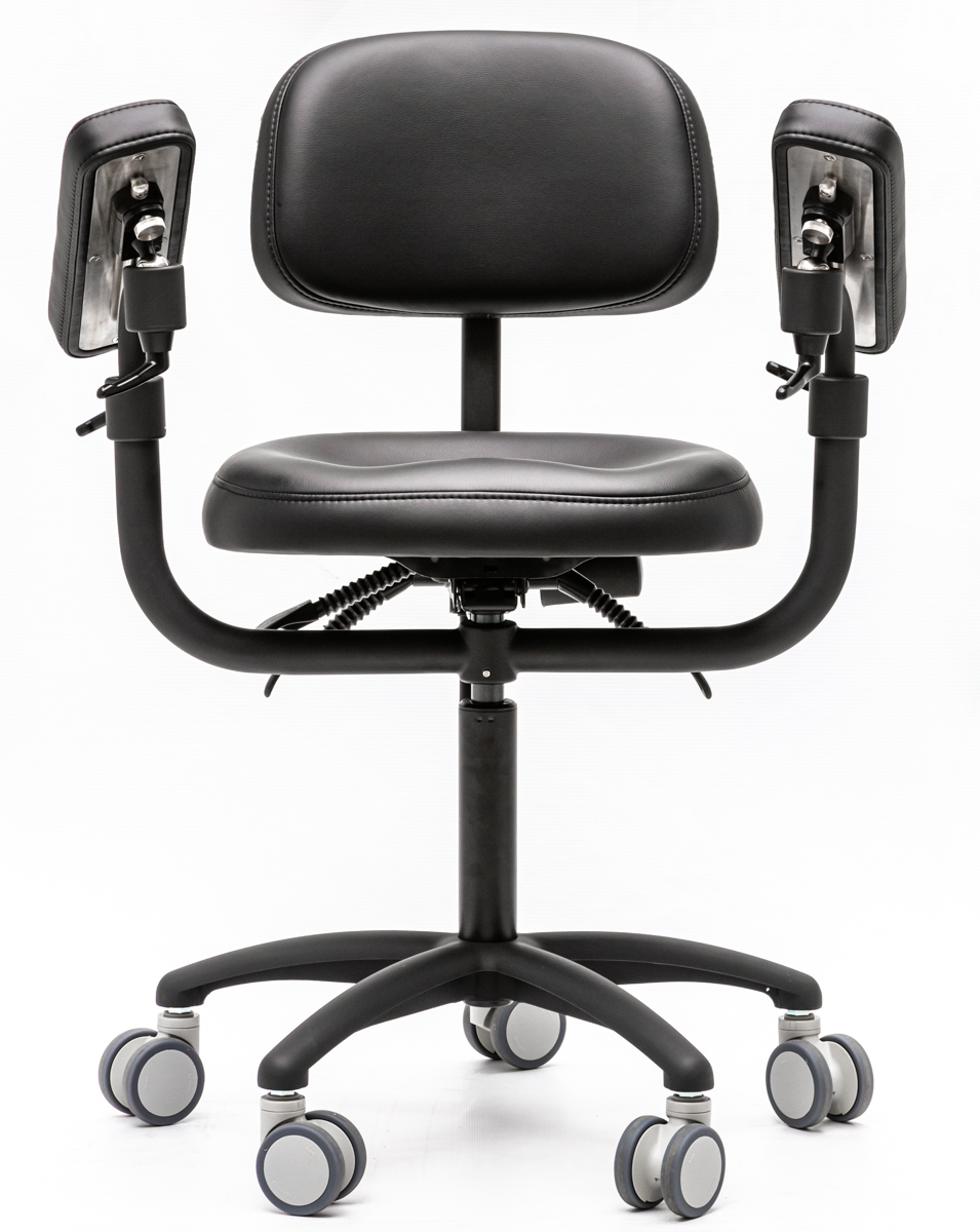 Стул микроскописта Mercury ELITE Black фото